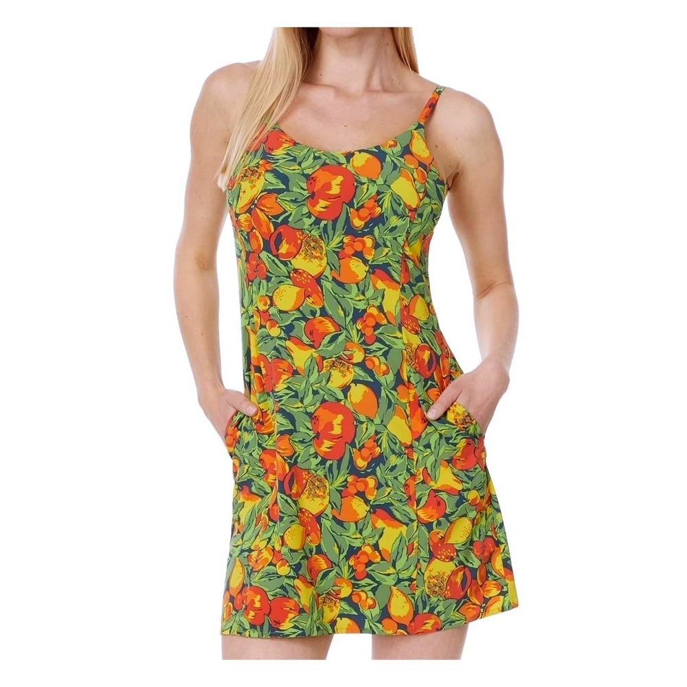 Toad&Co Sunkissed Skort Dress Midnight Fruit Womens S Active Beach Indie Granola